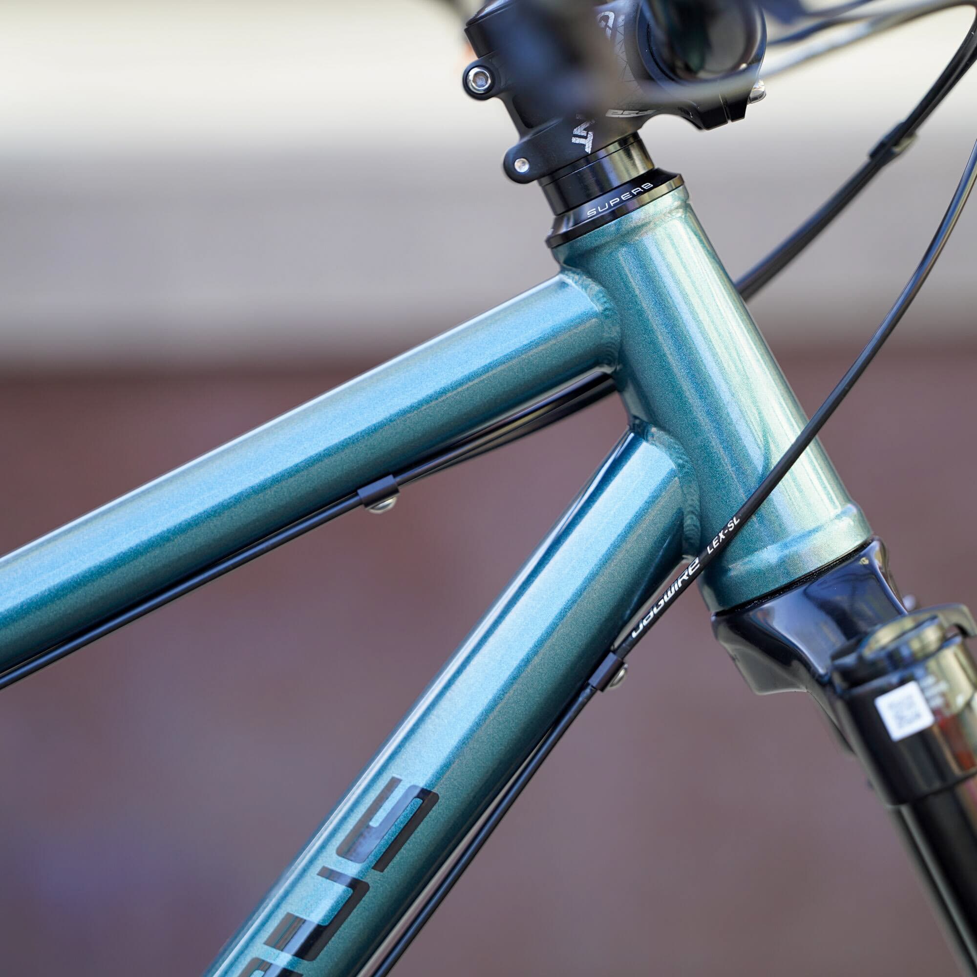 The head tube welds.