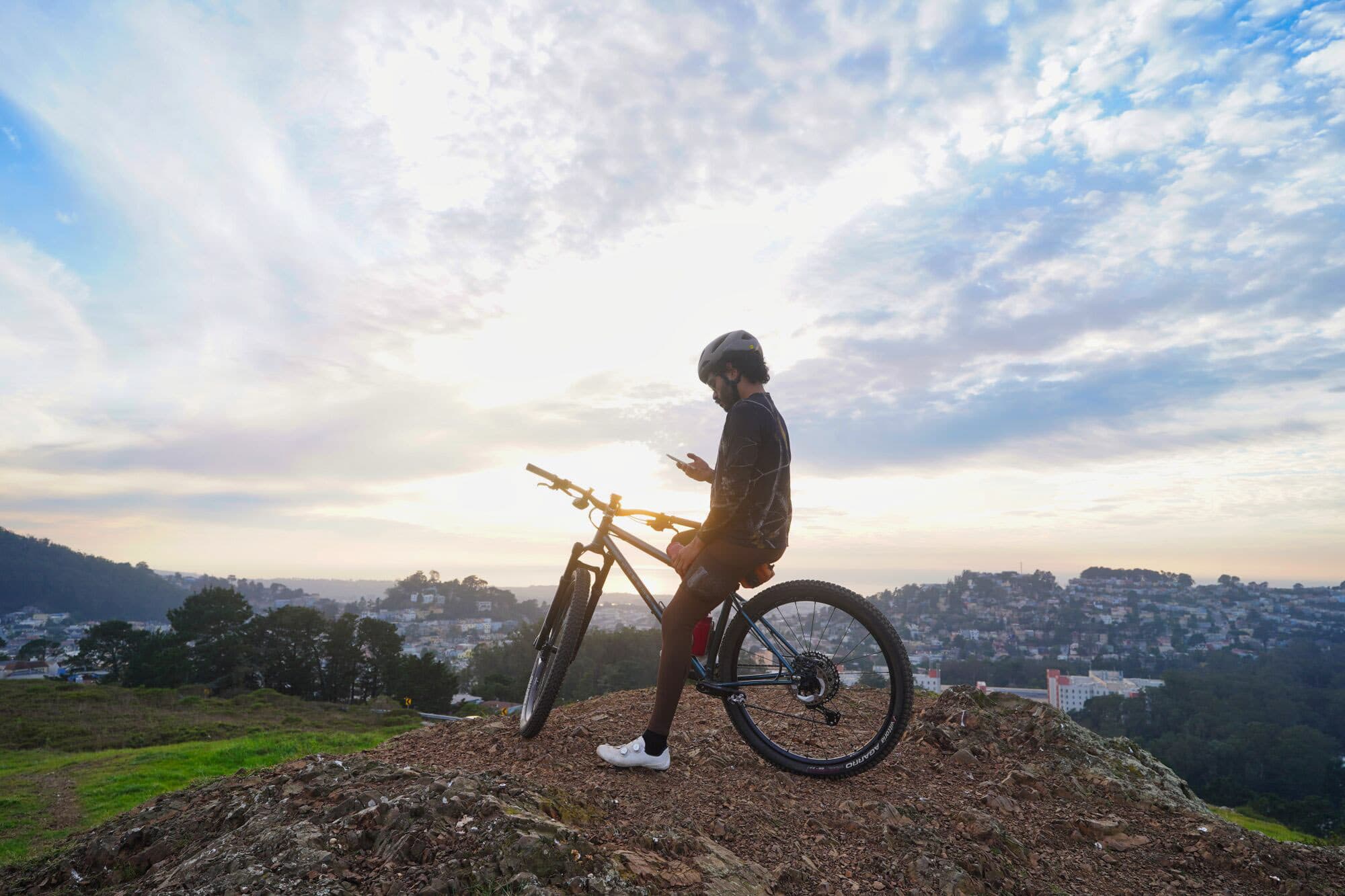 Up in the hills on the New Hummingbird.