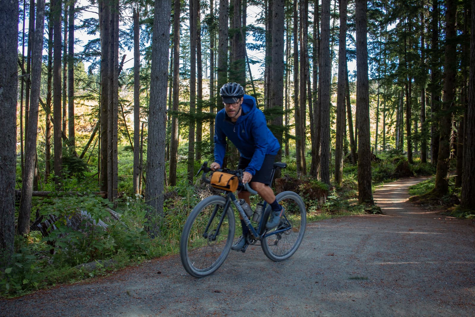 northwoods while gravel biking