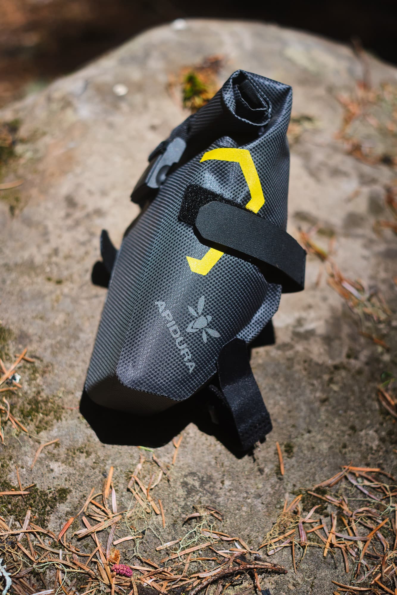 Apidura Expedition Tool Pack logo detail.