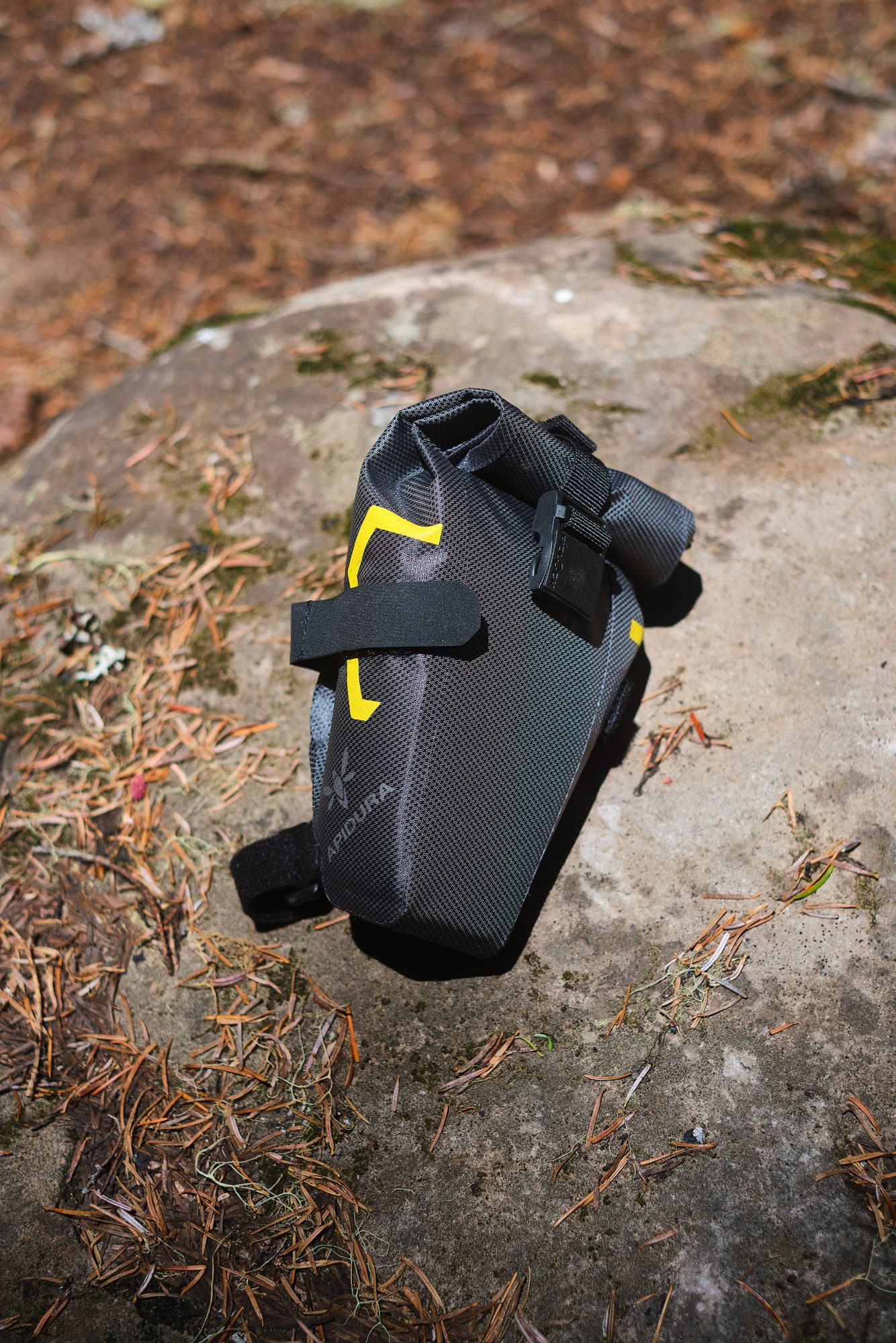 Apidura Expedition Tool Pack strap detail.