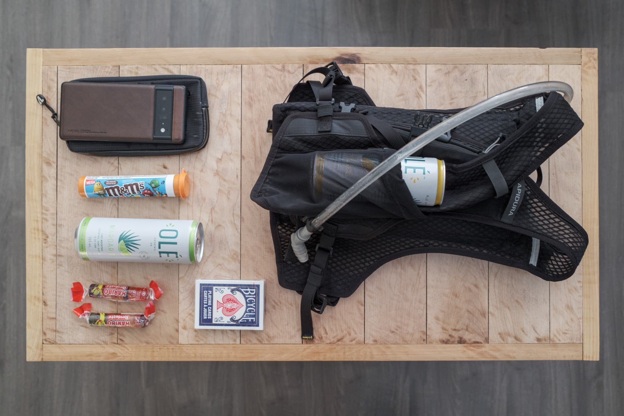 Apidura Racing Hydration Vest for a casual ride.