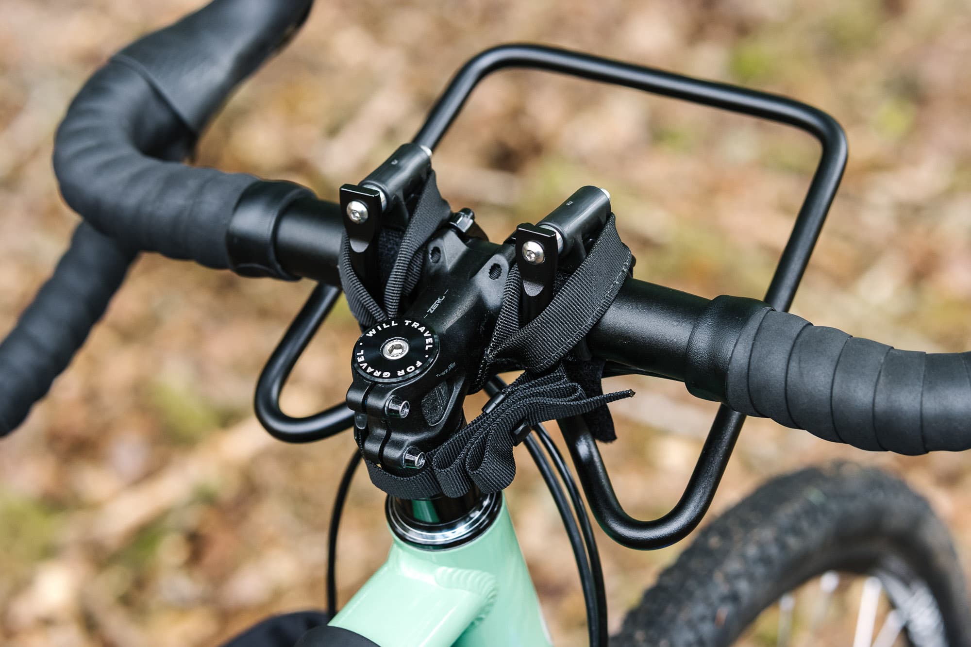 The Arkel Rollpacker Front rack system.