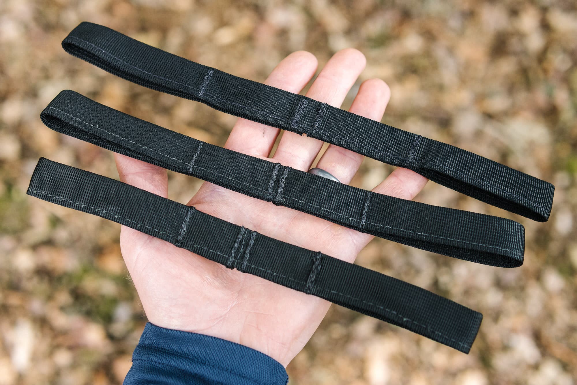 The Arkel Rollpacker Front straps.