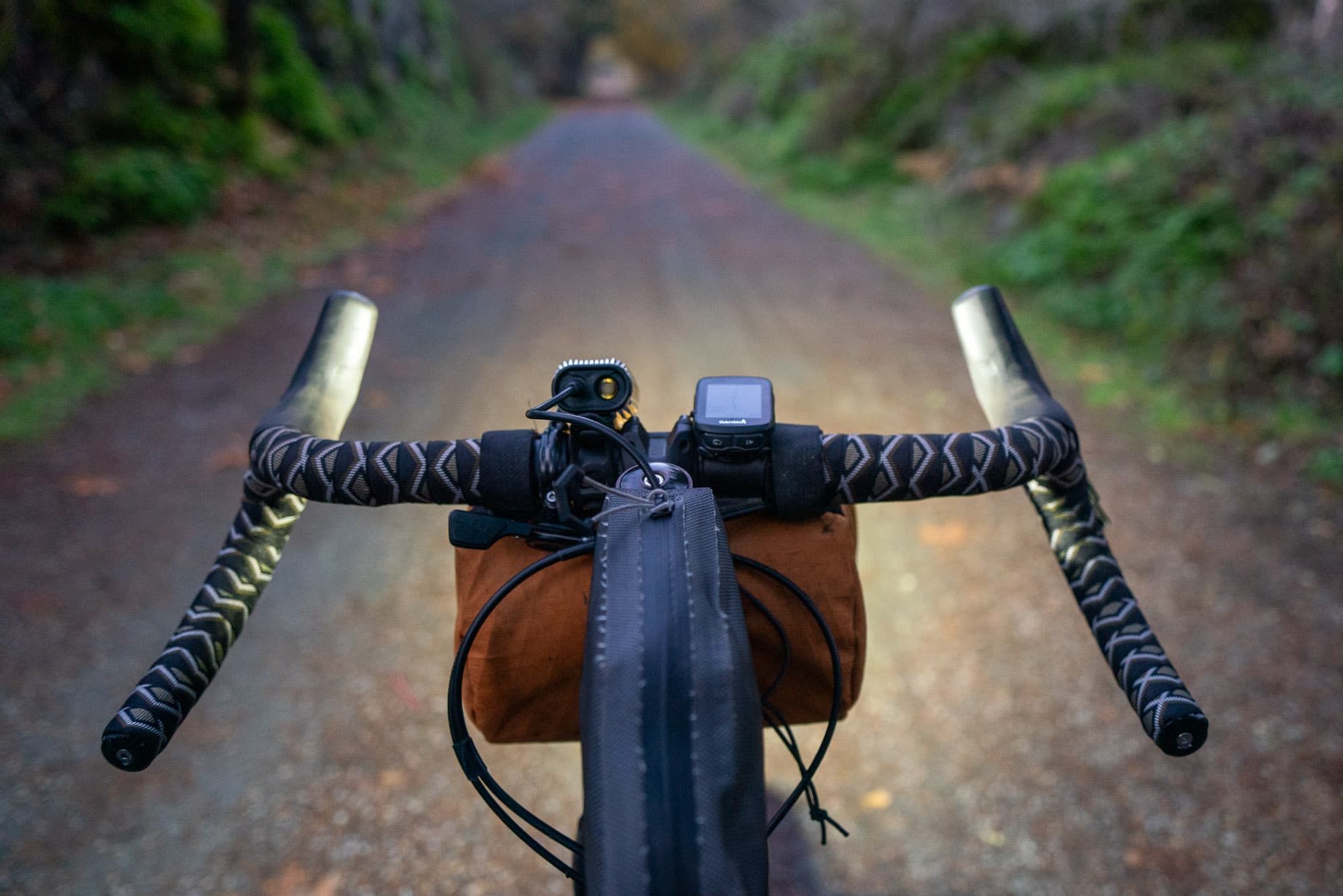 biking in the dark