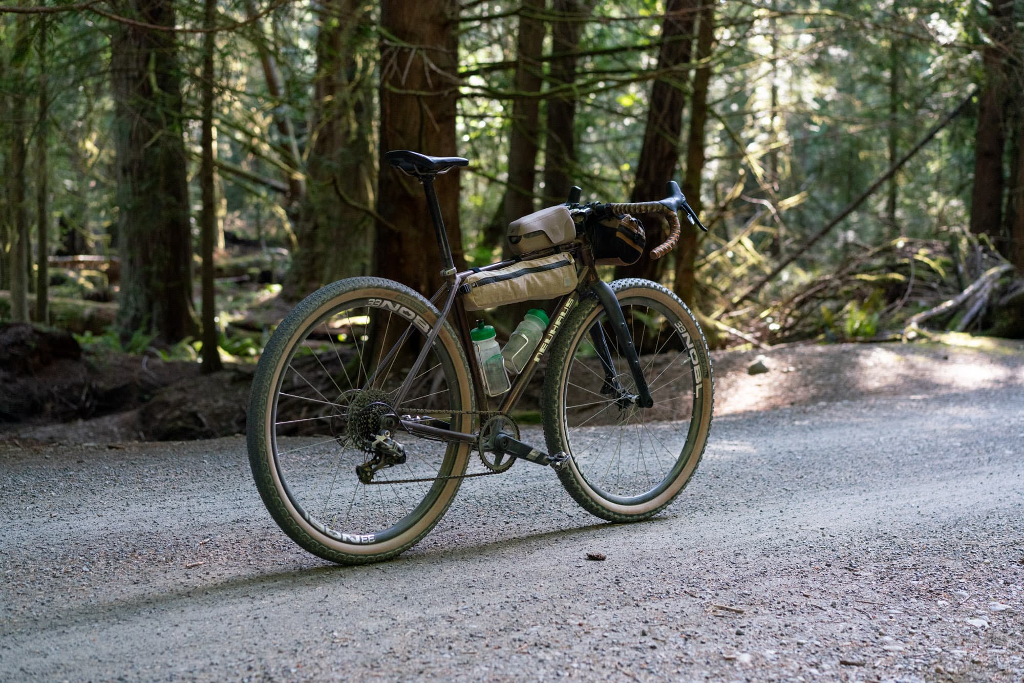 The BigLeaf parked on the rail-grade.