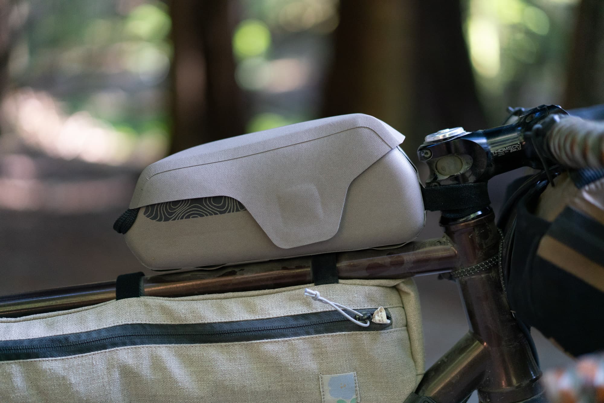The Rockrider ADVT 900 top tube bag.