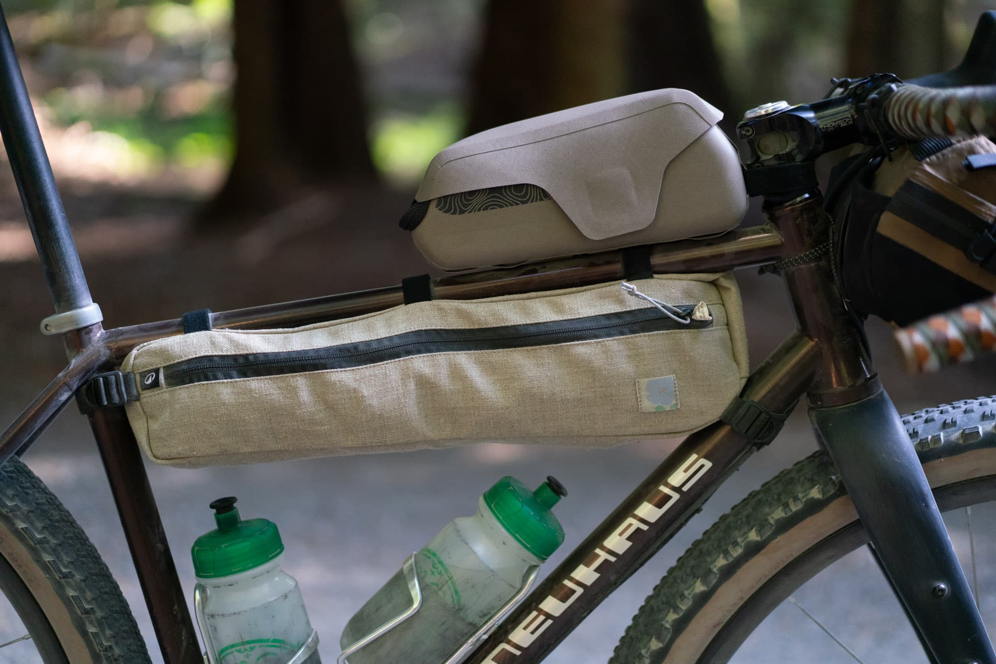The two Decathlon bags together.