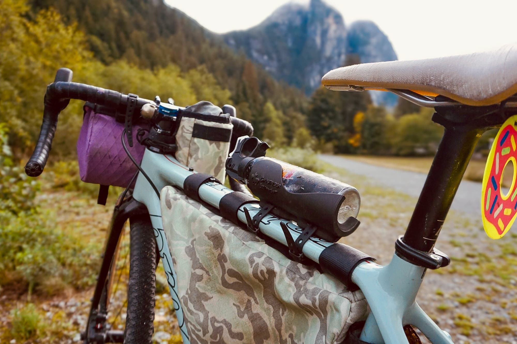 gravel bike with canister