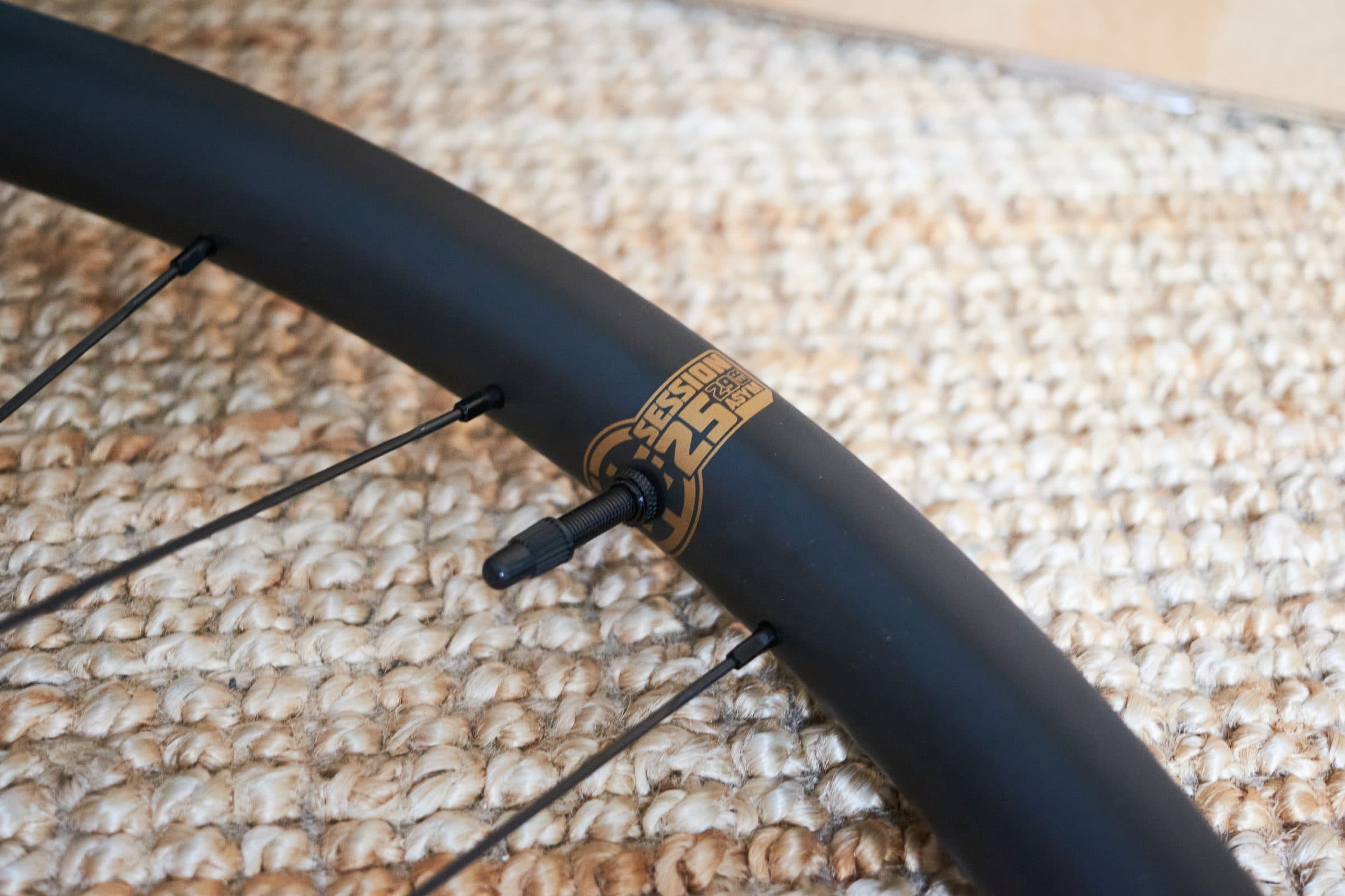 HiFi Session25 carbon rim and Sapim spokes.