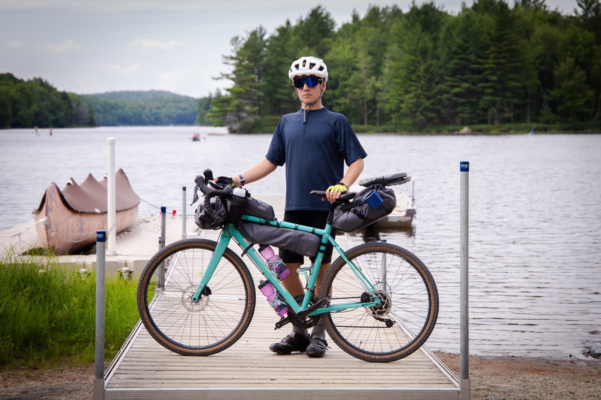 Trevors son shows us his MEC Provincial Packs.