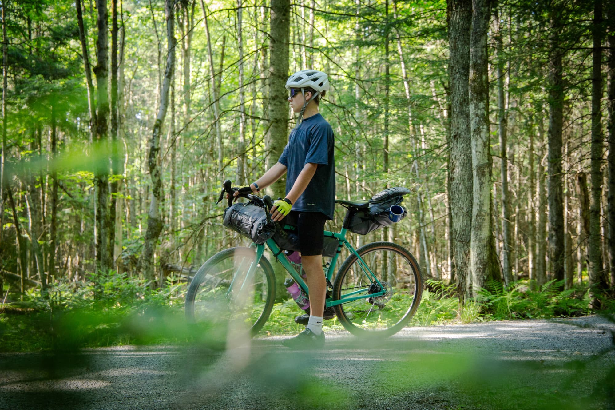 Taking 5 on the trails.