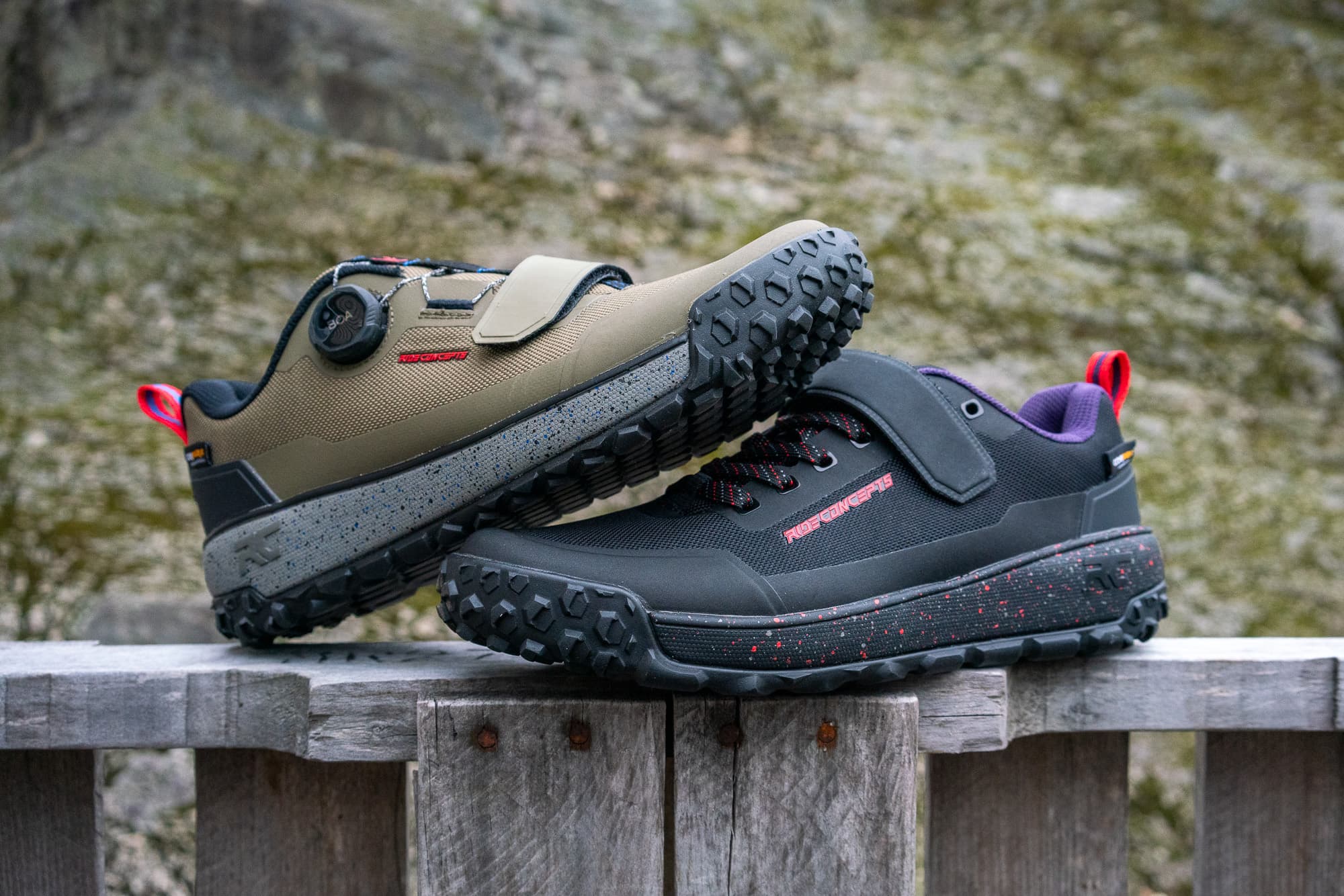 Ride Concepts Tallac flats and clip side by side