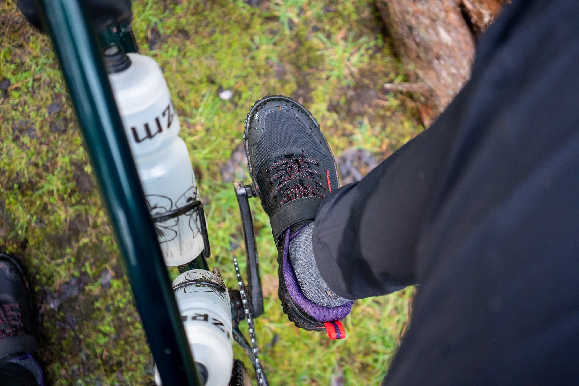 The clipless from the cockpit.