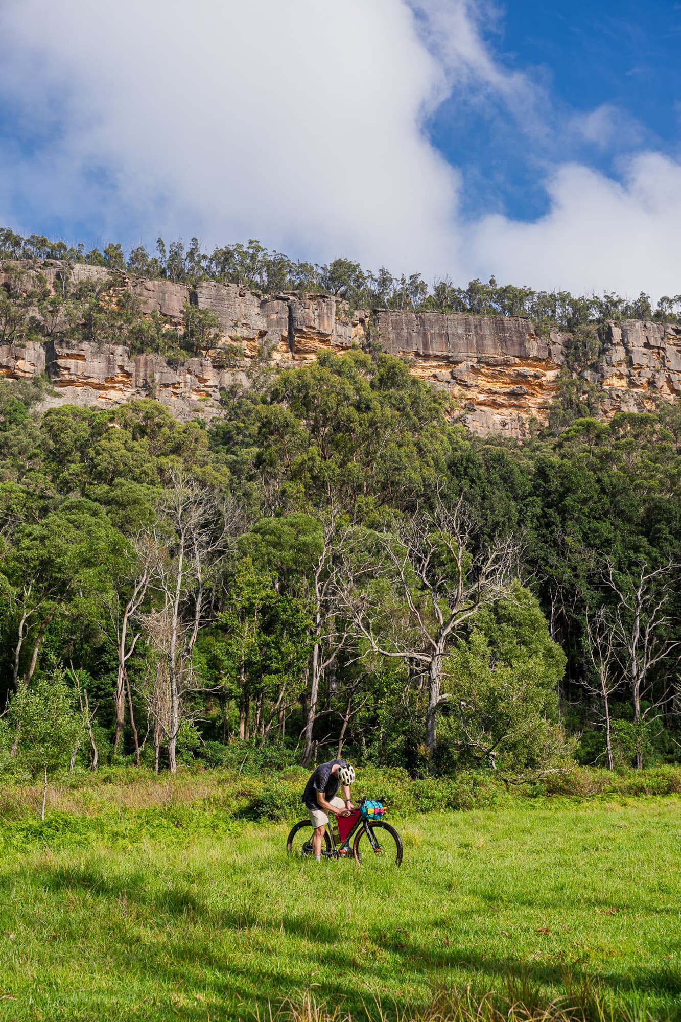 Bikepacking with the Rogue Panda harness.