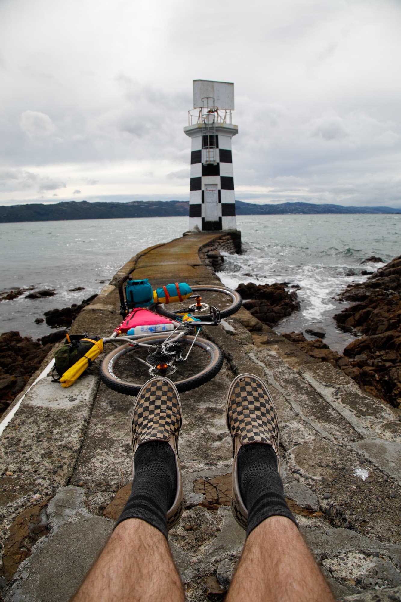 Mattie takes a break.