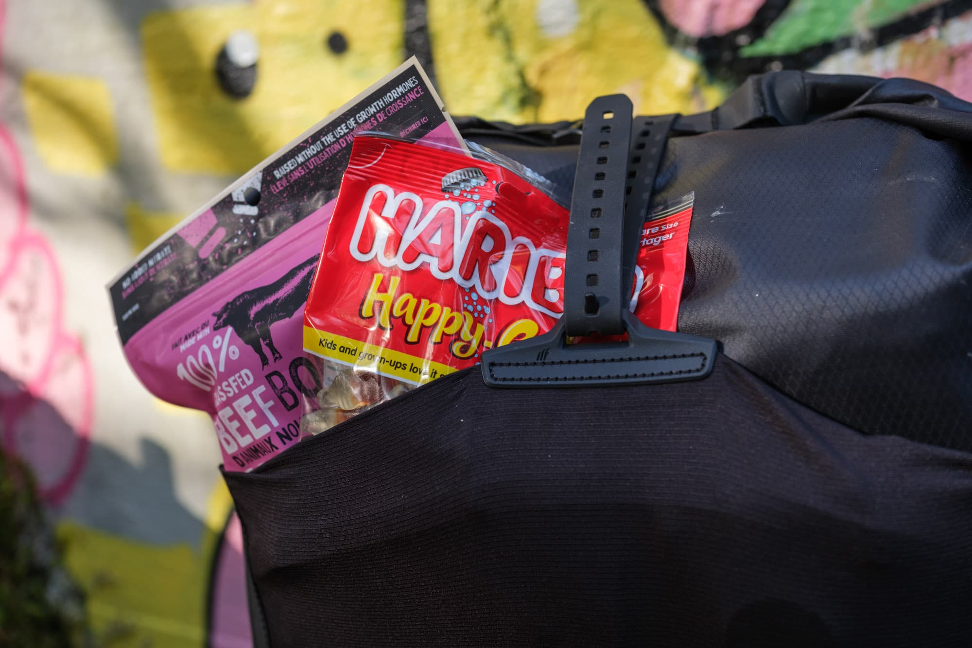 Some Haribo in the bag.