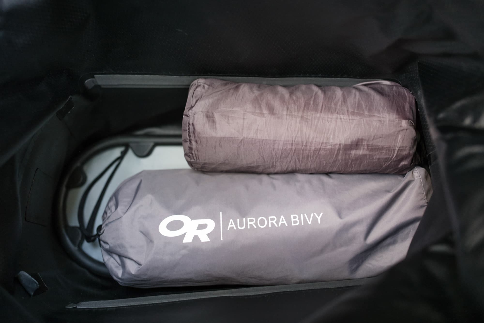 Jeffs bivy with tons of room to spare.