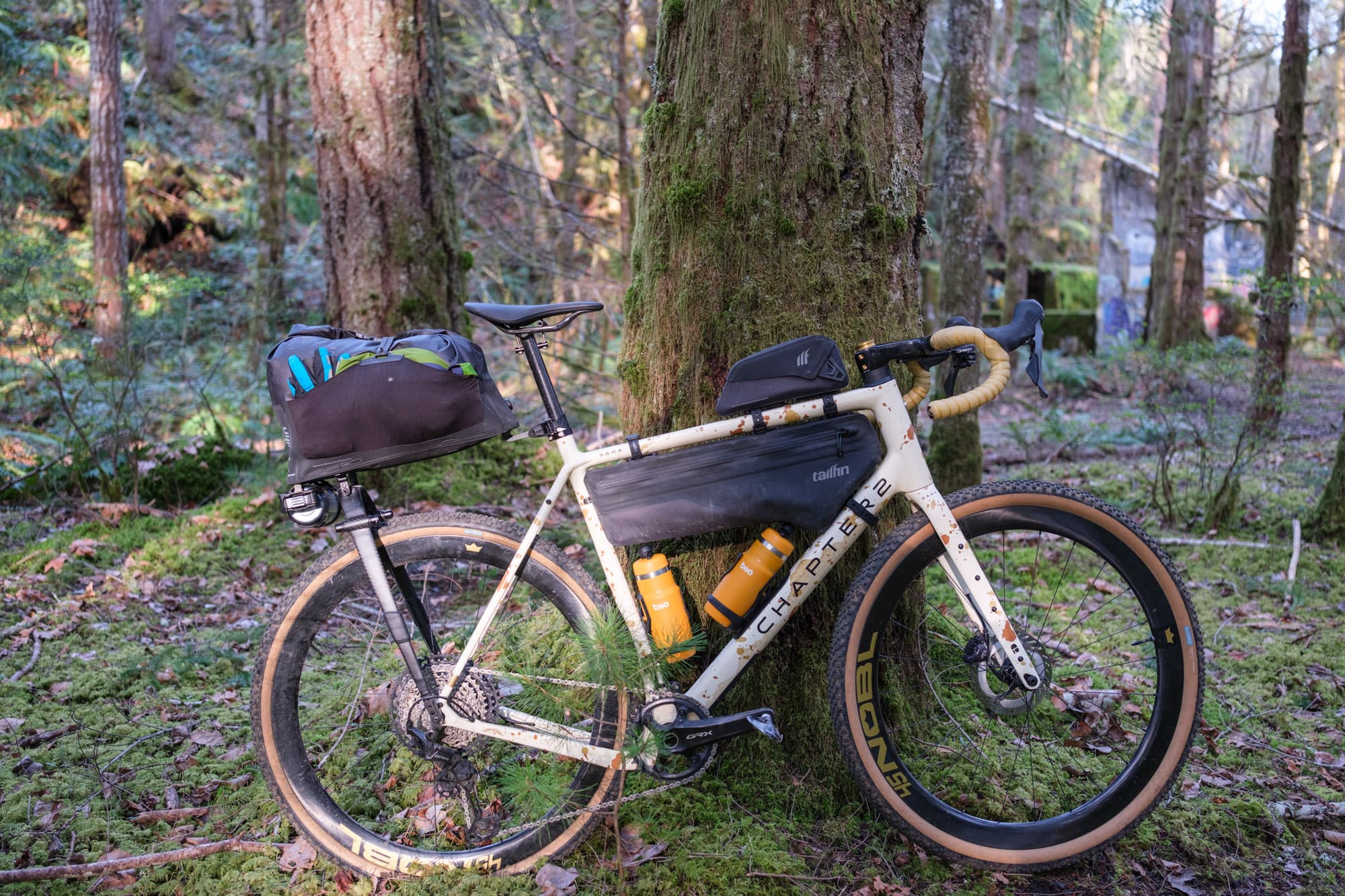 Jeffs bike with the Aeropack cargo bag.