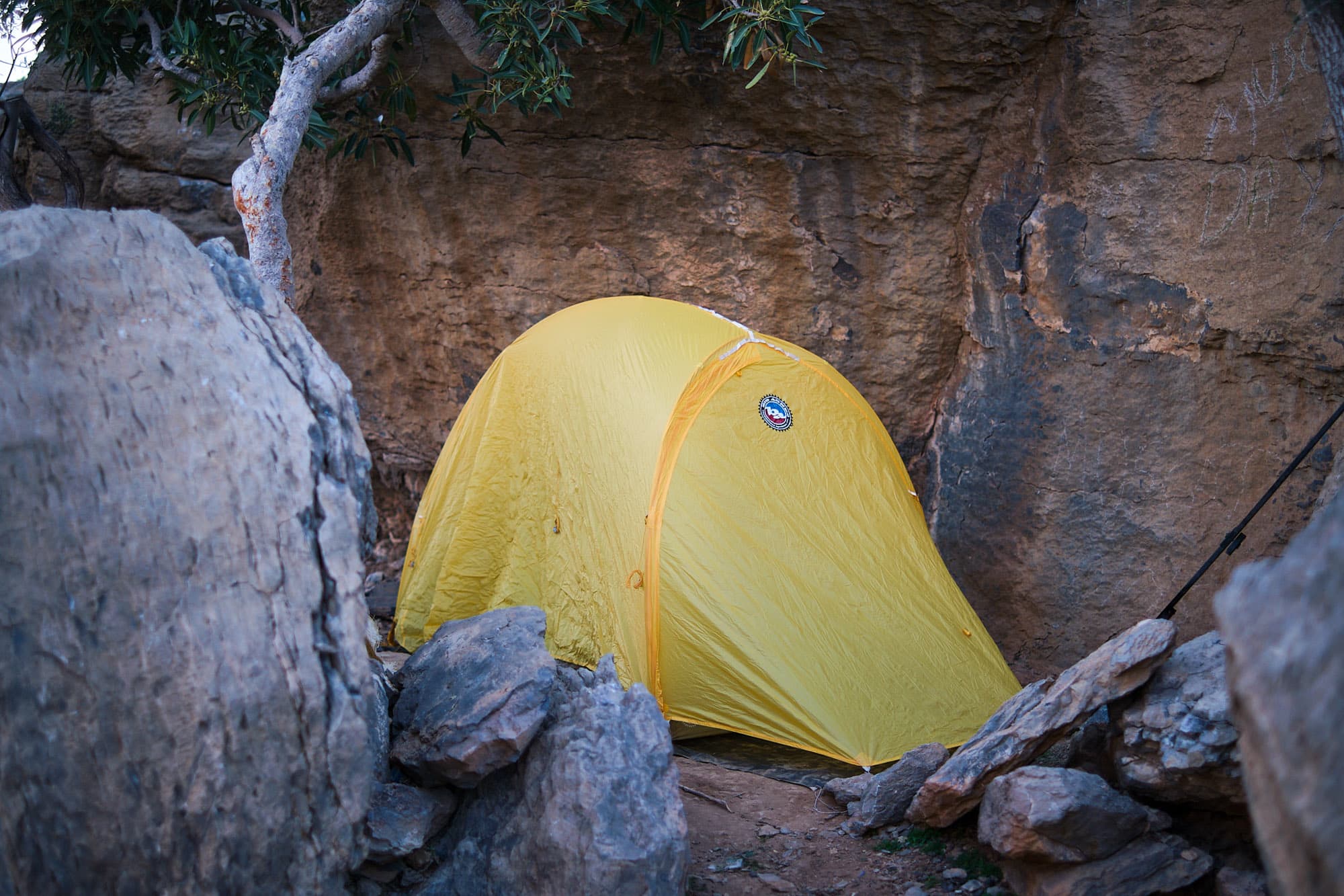 Fly Creek HV UL1 pitched in desert light