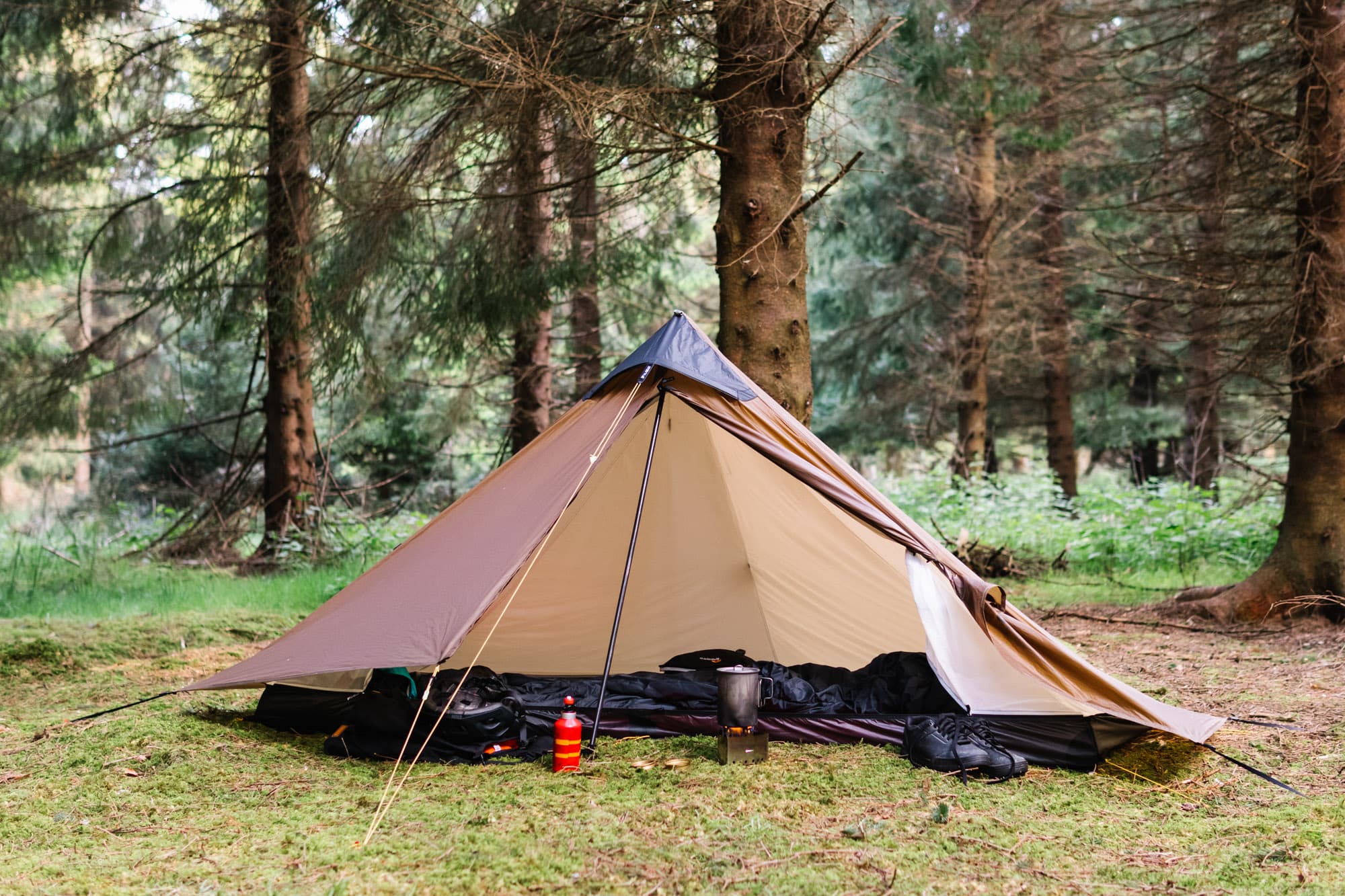 3FULGEAR Lanshan 1 pitched in the woods