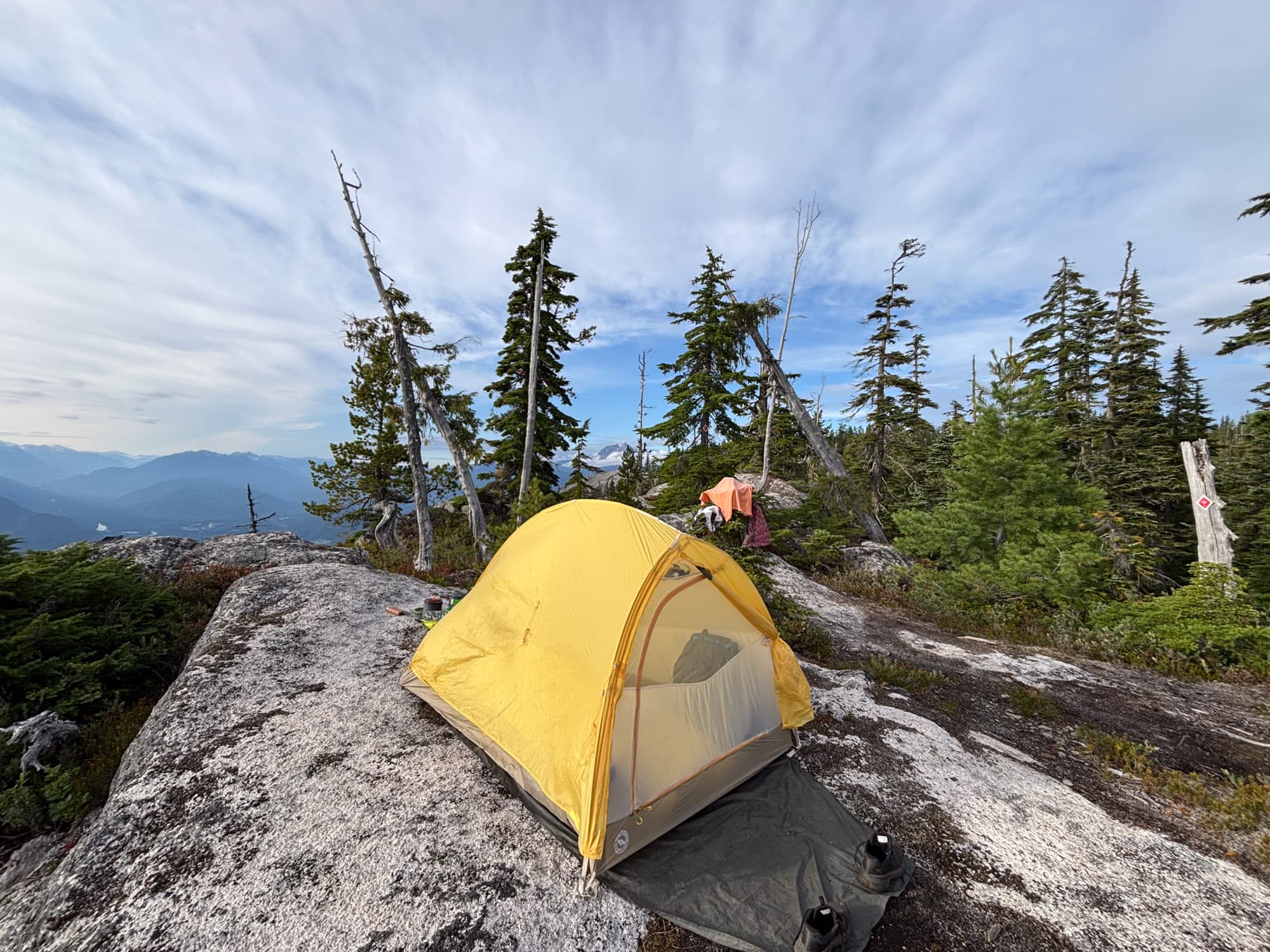 Fly Creek HV UL2 pitched near a hot spring