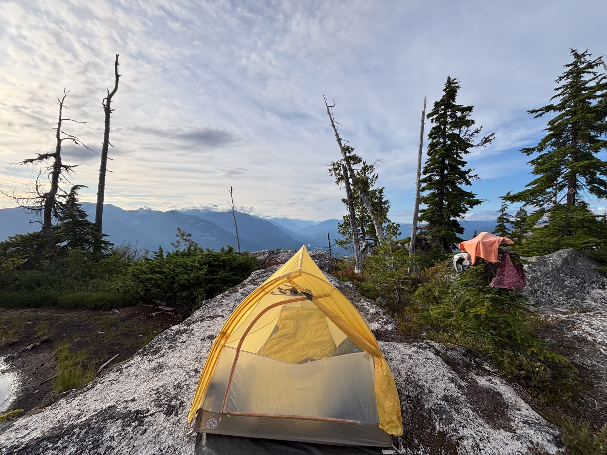 Fly Creek HV UL2 packed tight with drybags