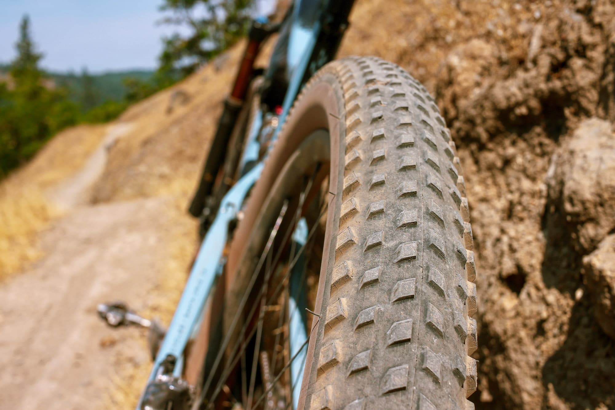 The Teravail Camrock on the trails.