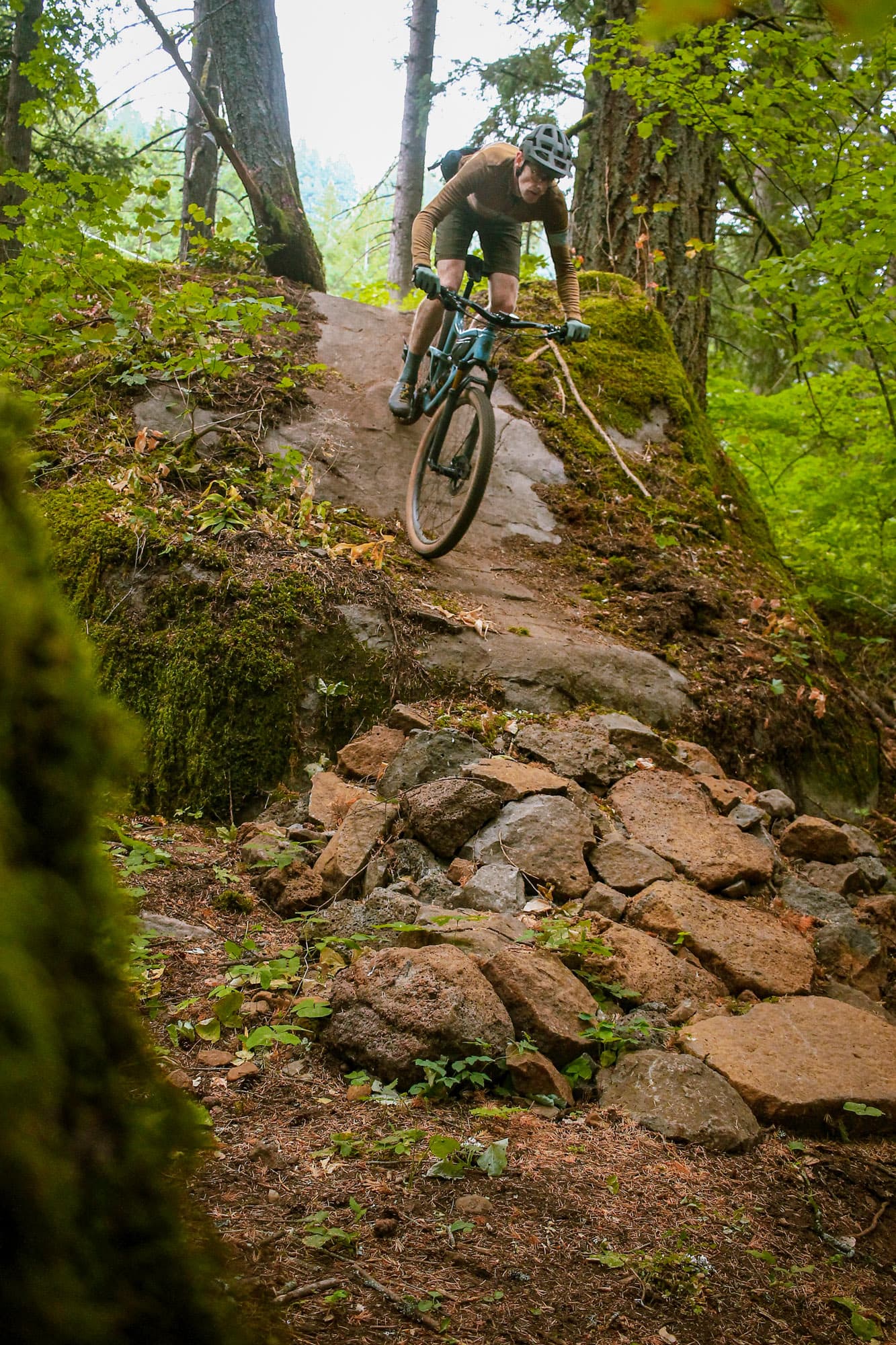 Ron drops the slabs.