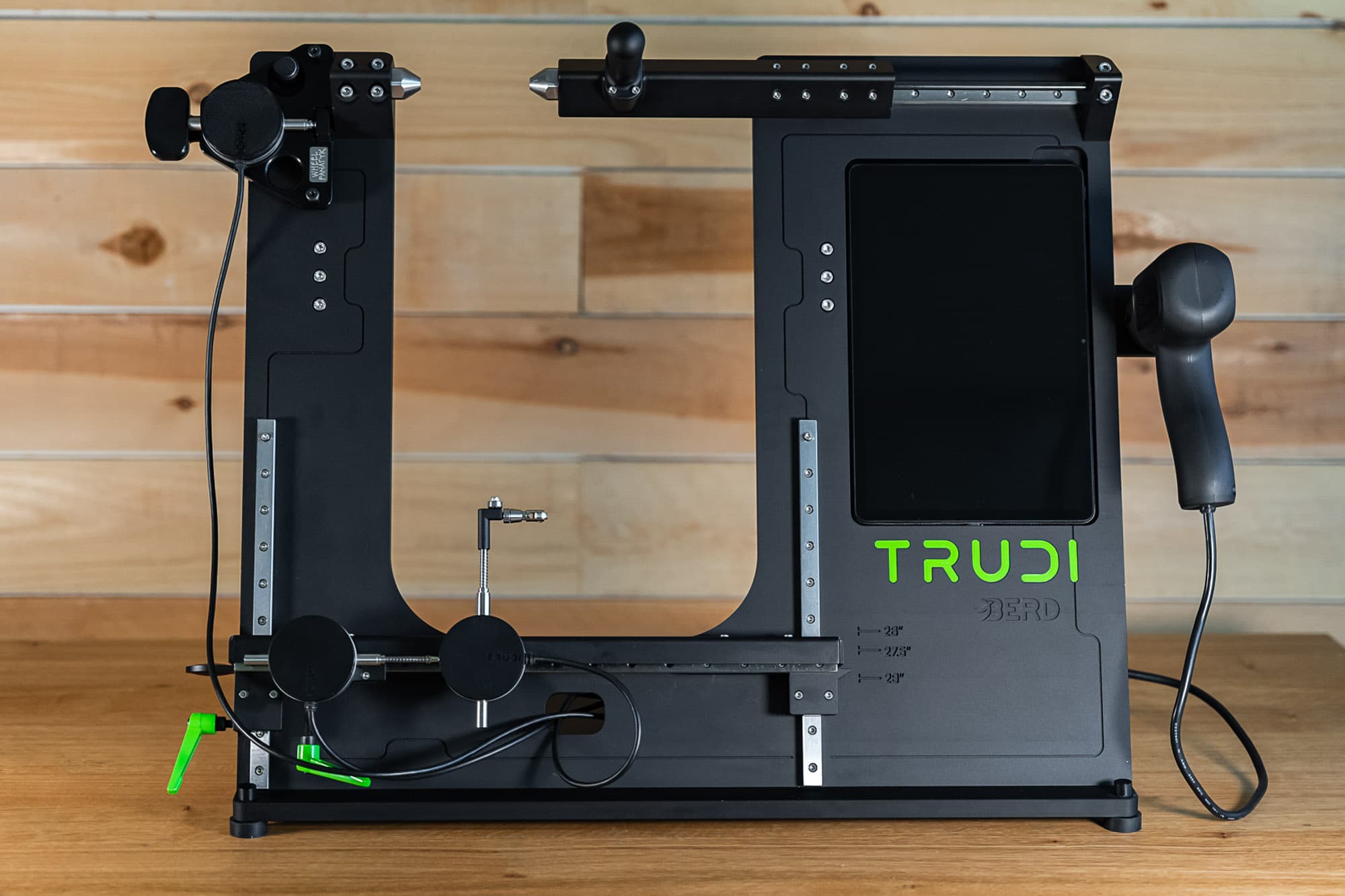 Trudi the truing machine.