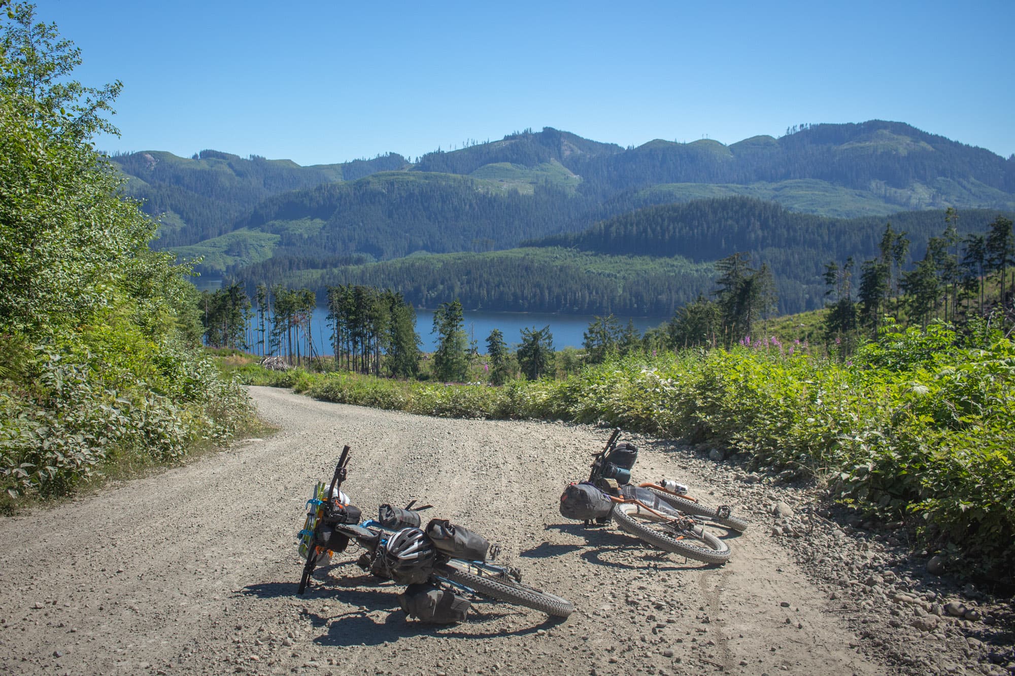 Barry and Andys bikepacking bikes.