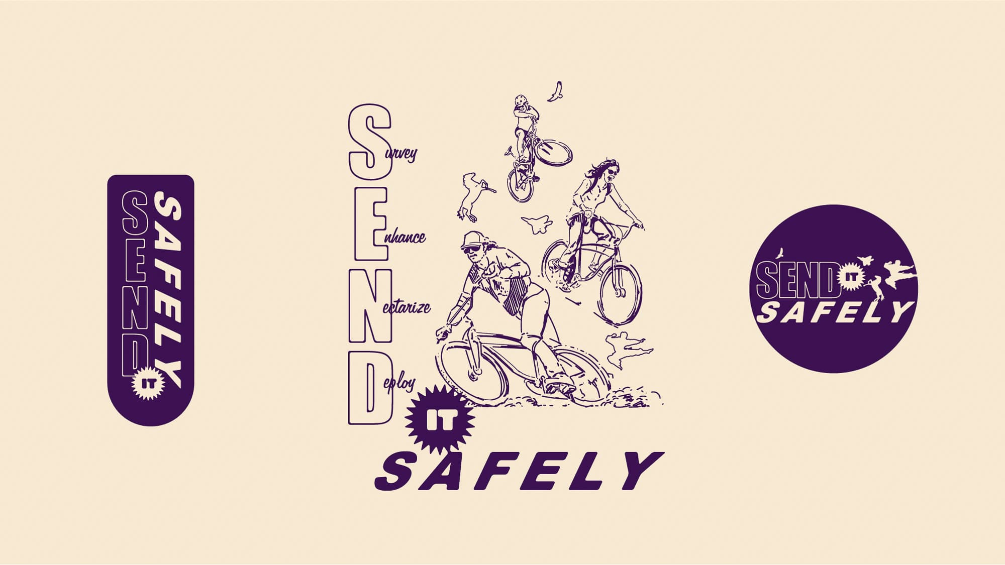 send it safely branding