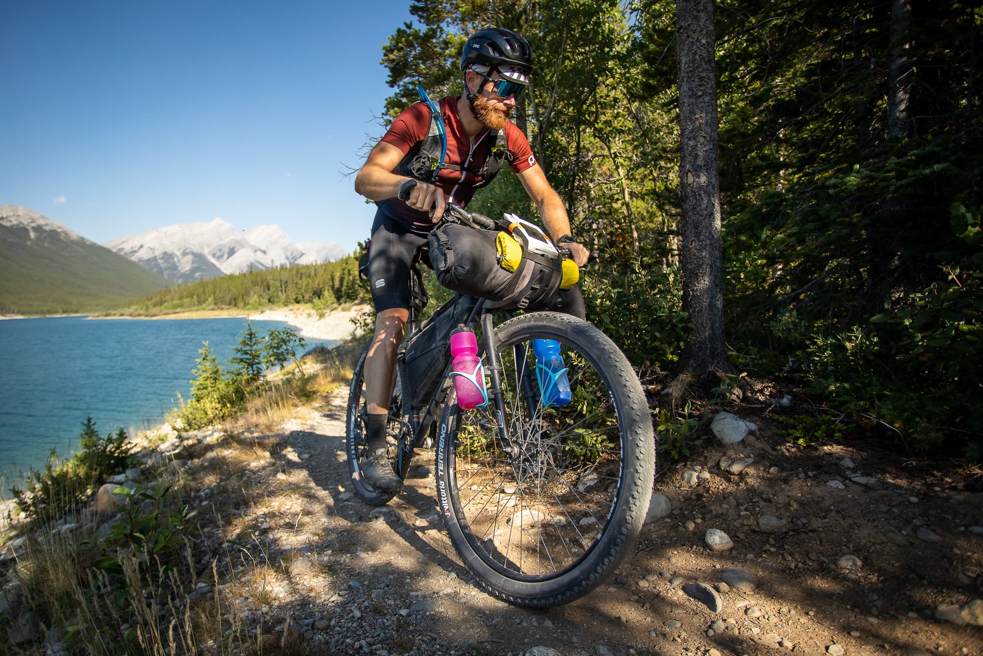 A bikepack racer.