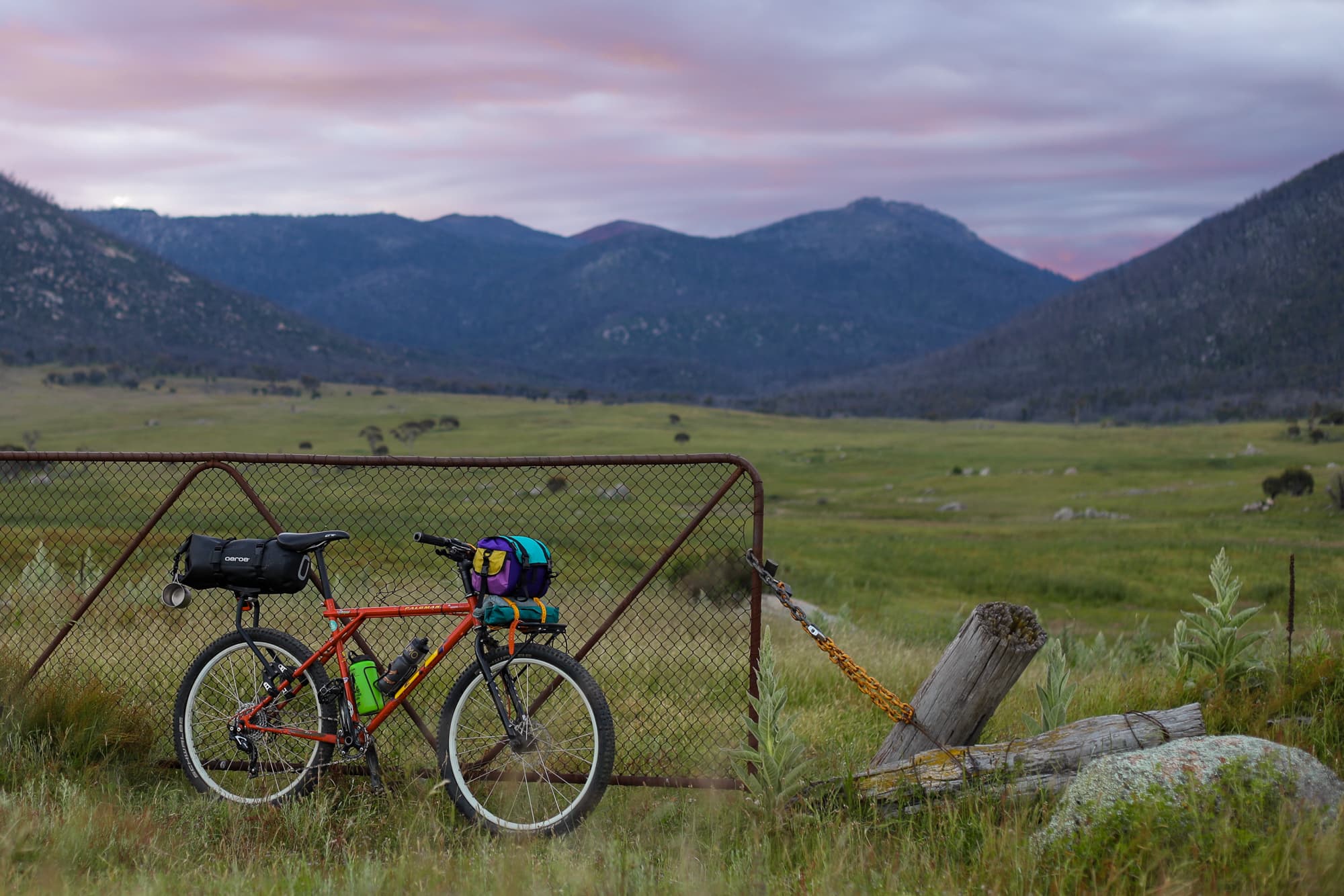 matties retro bikepacking bike
