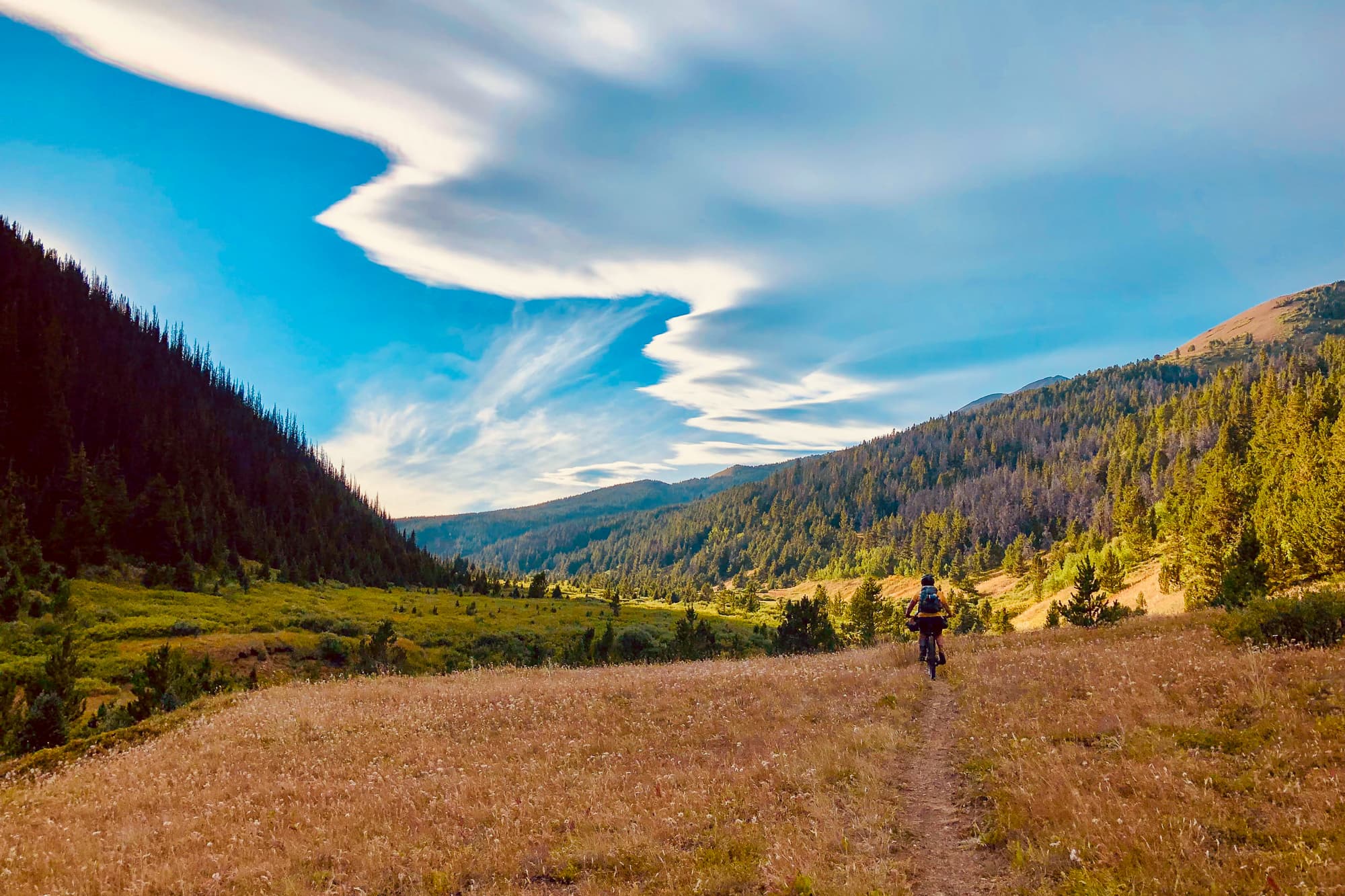 bikepacking in the valley