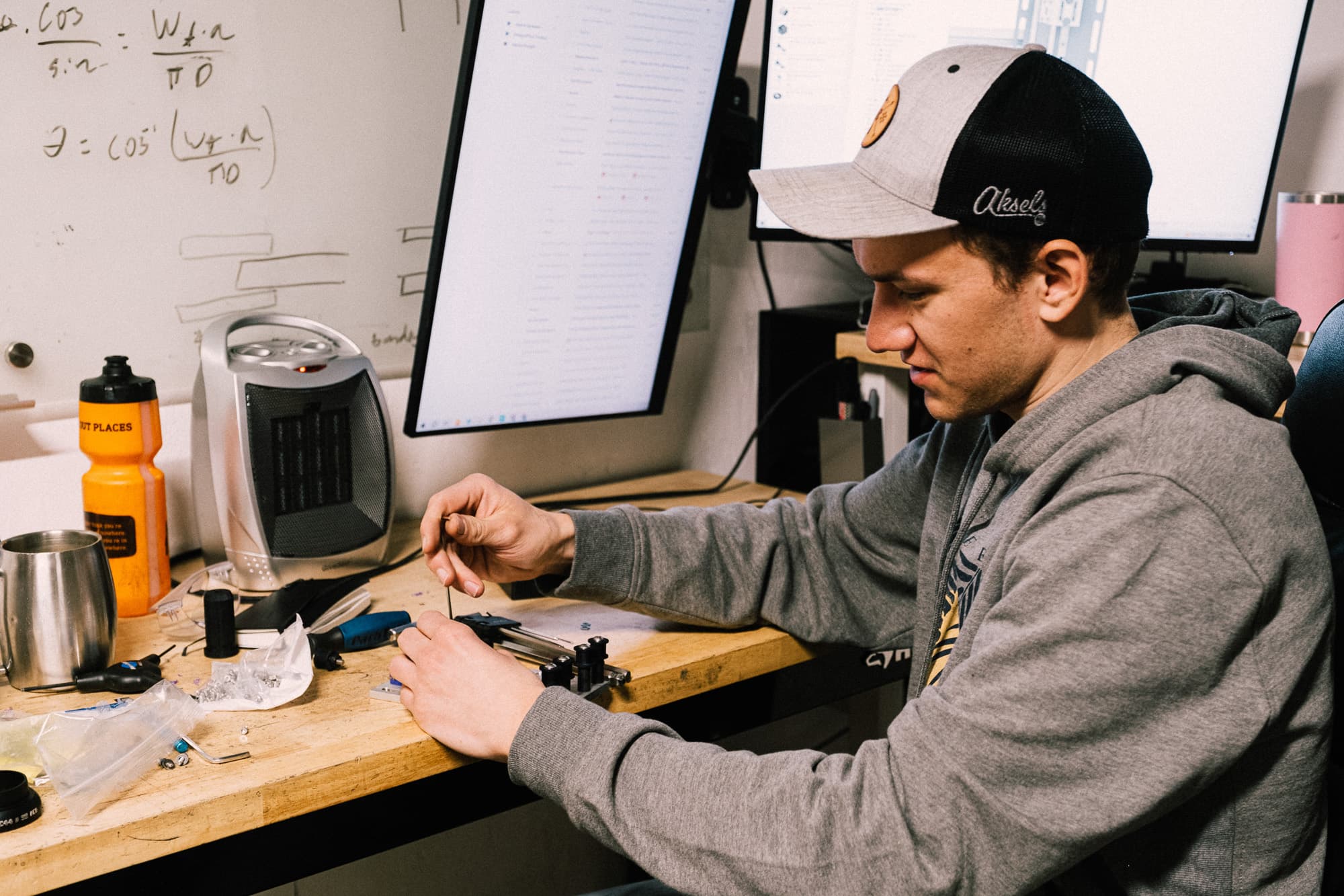 Doing the hard work.