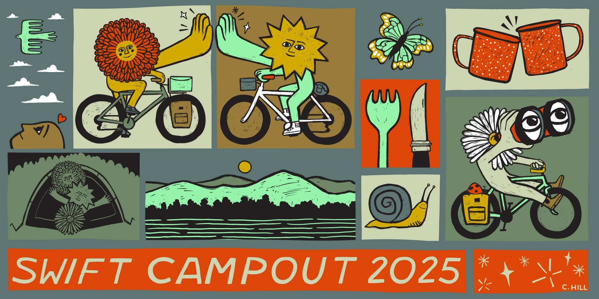 The Swift Campout branding banner for 2025.