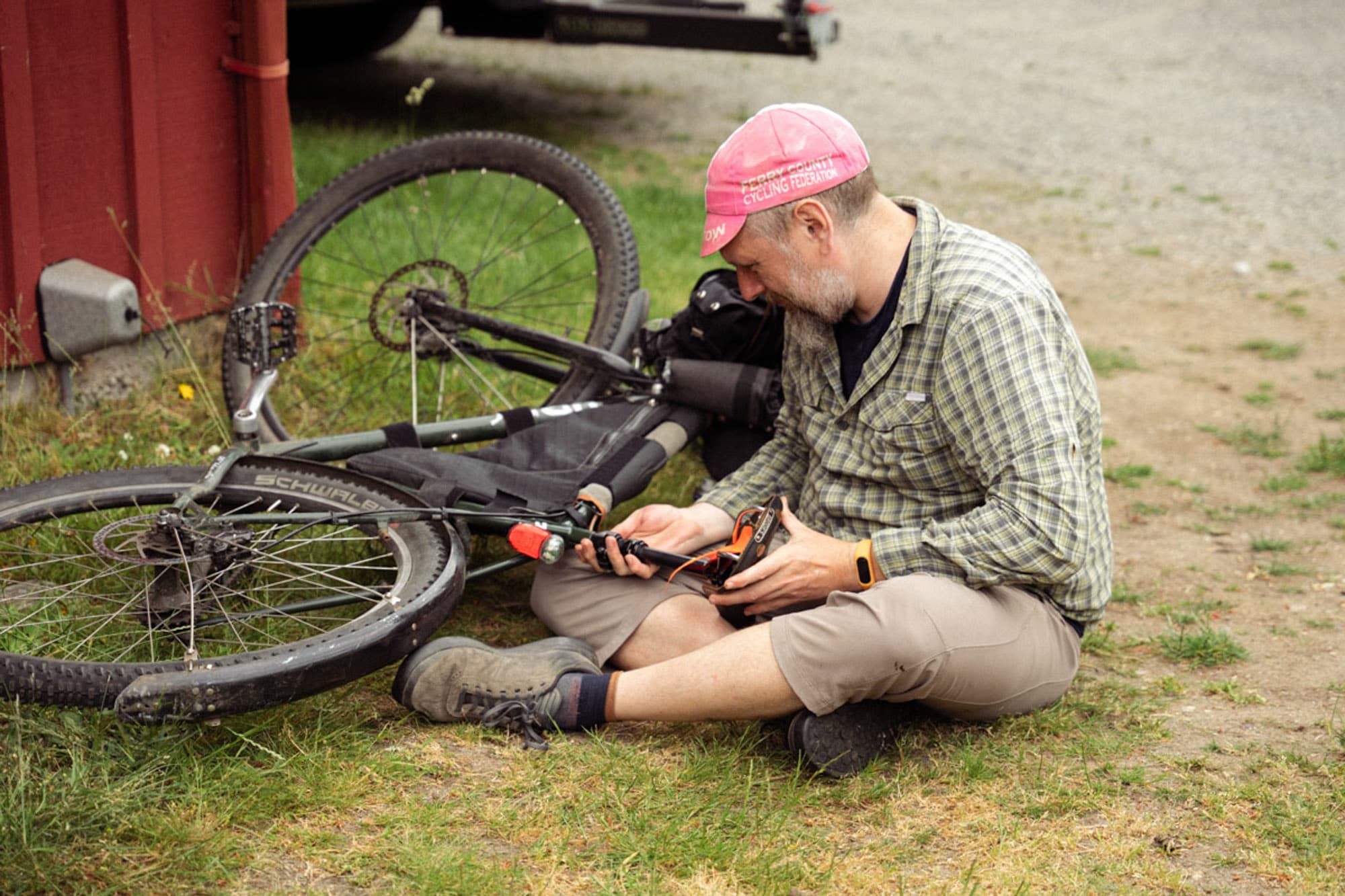 A bit of road side maintenance.